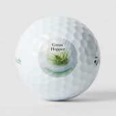 Novelty Golf Ball | Grass Hopper Fun Golf Gift ゴルフボール (正面)