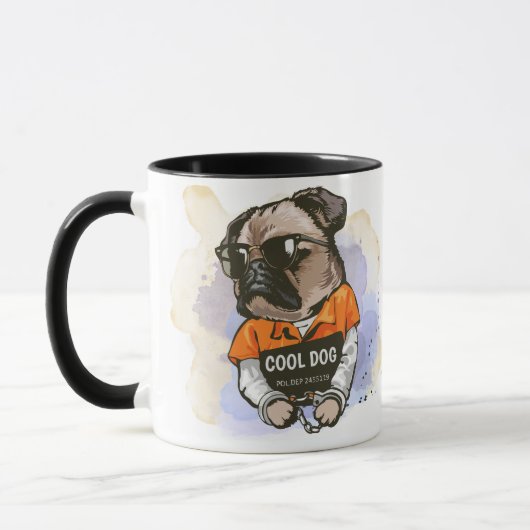 Novelty Puppy Mug マグカップ (左)