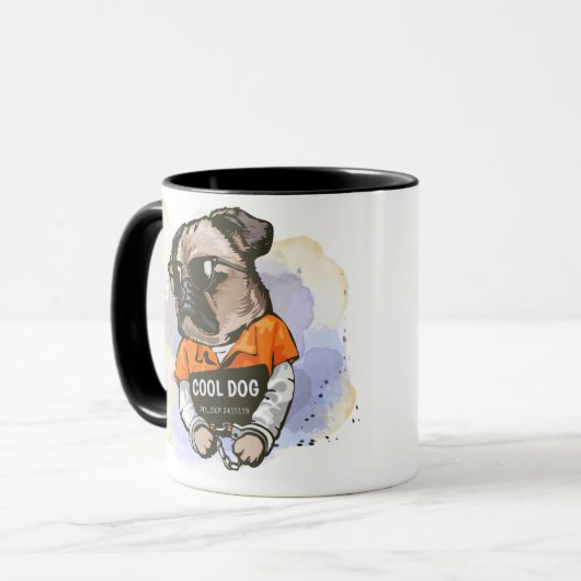 Novelty Puppy Mug マグカップ (正面左)