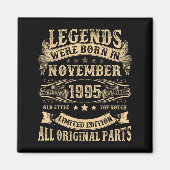 November 1995 30 Year Old Bday For Men 30th Birthd マグネット (正面)