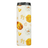 November Birthstone & Flower | Watercolor タンブラー (裏面)