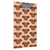 November Citrine Monarch Butterfly Pattern Design クリップボード (右)