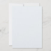 「November Elegance」カスタマイズ可結婚能なInvitati 招待状 (裏面)