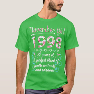November Girl 1998 Happy 22完璧なBleの年 Tシャツ