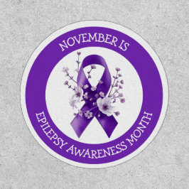 November is Epilepsy Awareness Month ワッペン