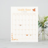 November Monthly Planner (スタンド正面)