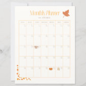 November Monthly Planner (正面)