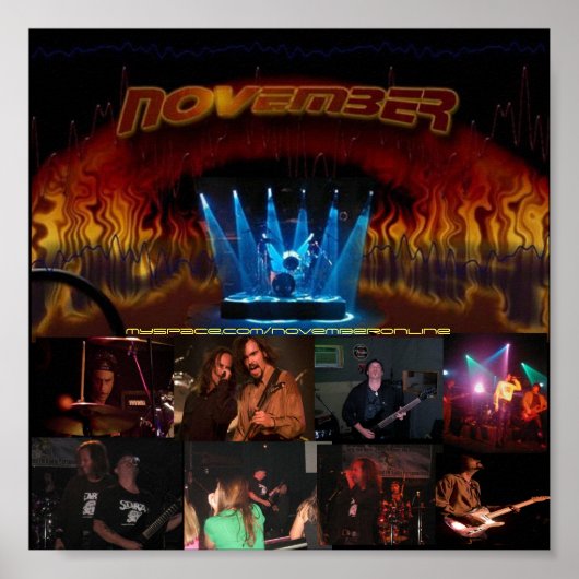 NOVEMBER POSTER!!!, ... カスタマイズ -  ポスター (正面)