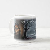 November Rain Romance メランコリーアートマグ コーヒーマグカップ (正面左)