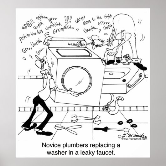 Novice Plumbers Install a Washer ポスター (正面)