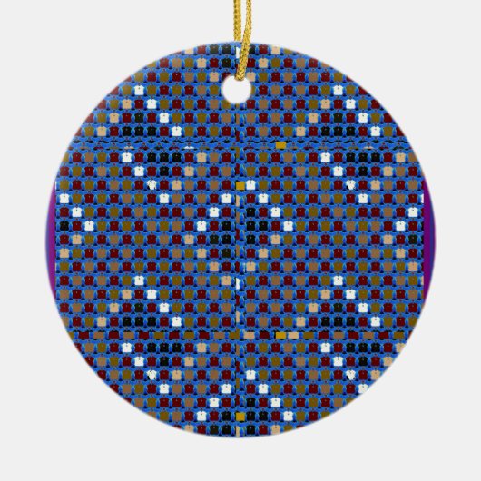 NOVINOの質パターン大会はギフトのdoonagiriに挨拶します セラミックオーナメント (正面)