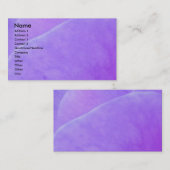 NOVINO -紫色の花の葉 名刺 (正面/裏面)