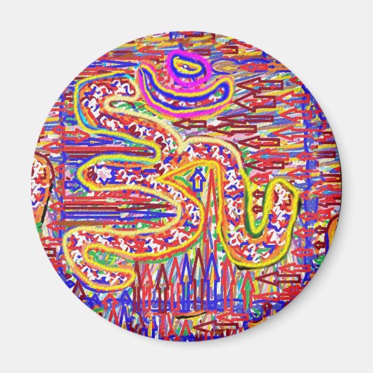 NOVINO Om Mantra – ハイエネルギーアクリルアート マグネット (正面)