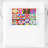 NOVINO ReikiHealing n KARUNA霊気記号 長方形シール (バッグ)