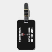 Novinophobiaのワイン ラゲッジタグ (正面縦)