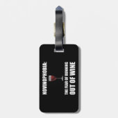 Novinophobiaのワイン ラゲッジタグ (裏面縦)