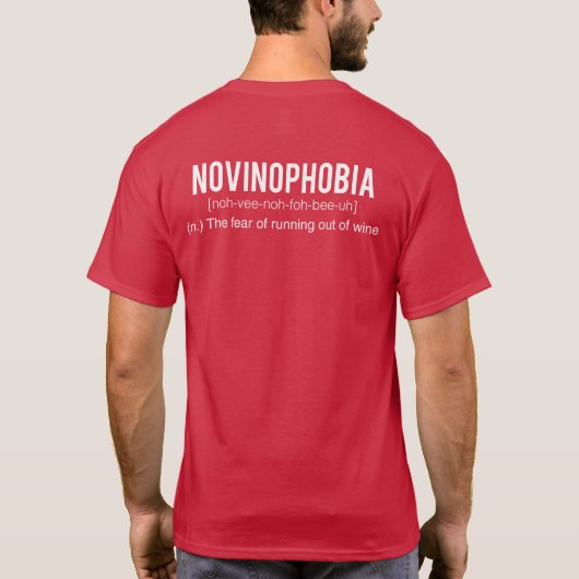 Novinophobia -デマのモーガンの丘 tシャツ (裏面)