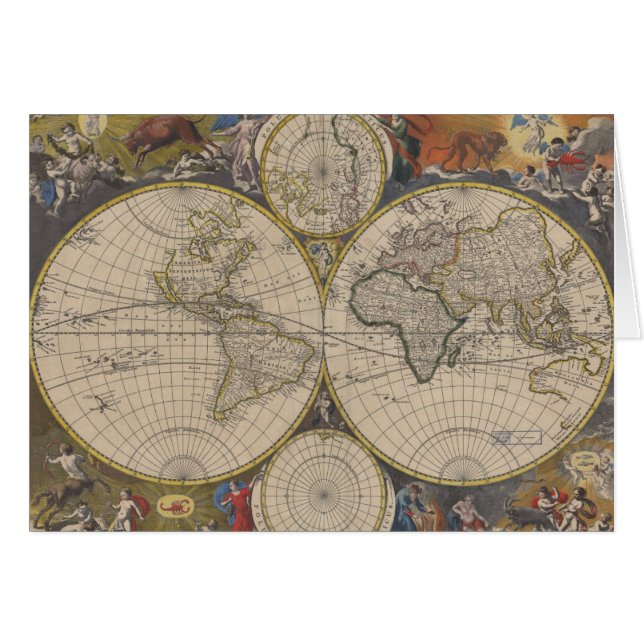 Novissima Totius Terrarum Orbis Tabulaの地図 (正面横)