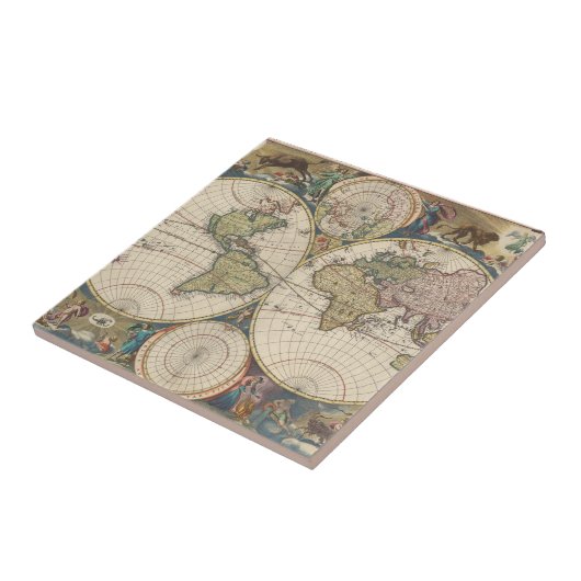 Novissima Totius Terrarum Orbis Tabula タイル (側面)