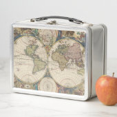 Novissima Totius Terrarum Orbis Tabula メタルランチボックス (インサイチュ)