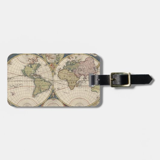 Novissima Totius Terrarum Orbis Tabula ラゲッジタグ (正面横)