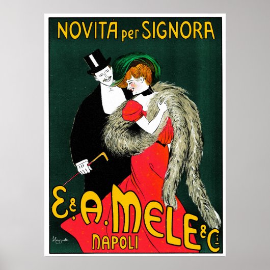 Novita per Signora 1903 ~ Vintage Italian ポスター (正面)