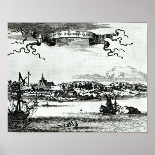 Novum Amsteredamum、c.1667 ポスター (正面)