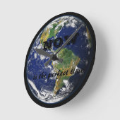 NOWウォールクロック ラウンド壁時計 (傾斜)