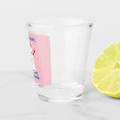 NOwミステリー探偵雪だるまピンク ショットグラス (右)