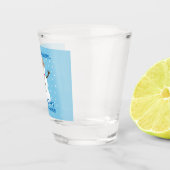 NOwミステリー探偵雪だるまブルー ショットグラス (右)