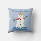 NOwミステリー探偵雪だるま クッション (裏面)