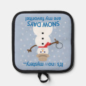 NOwミステリー探偵雪だるま 鍋敷き (正面)