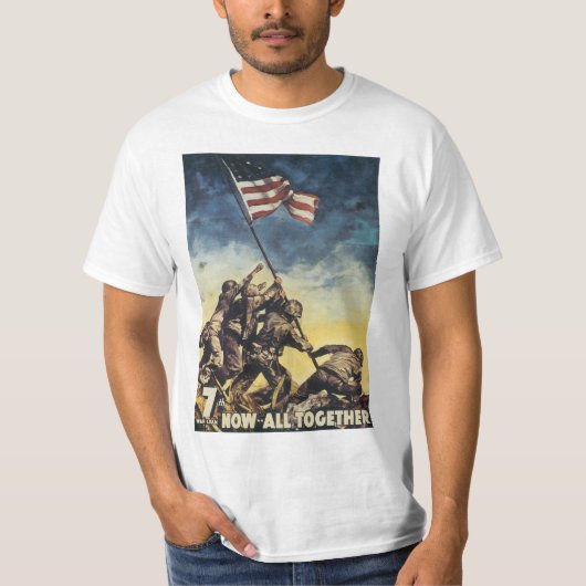 Now All Together - Iwo Jima Tシャツ (正面)