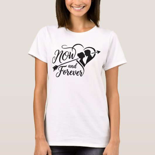 Now and Forever Wedding Timeless Anniversary & Eng Tシャツ (正面)