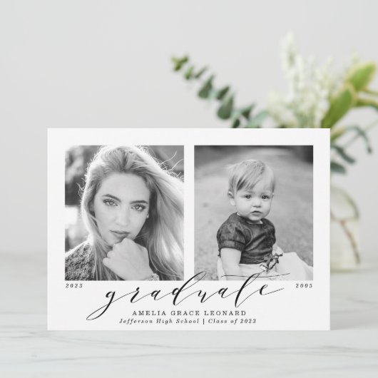 Now And Then Blue 2 Photo Gradation Party 招待状 (スタンド正面)