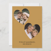 Now and Then Photo Surprise 50th Anniversary Party 招待状 (裏面)