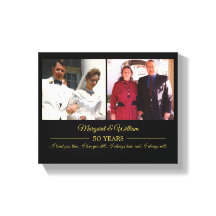 Now And Then Photos金ゴールド文字記念写真