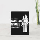 Now Entering I Wishabish Woods National Forest Lan カード (正面)