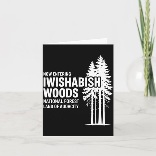 Now Entering I Wishabish Woods National Forest Lan カード (正面)
