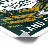 Now Entering I Wishabish Woods National Forest Lan ポスター (角)