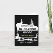 Now Entering Iwishabish Woods National Forest  カード (正面)