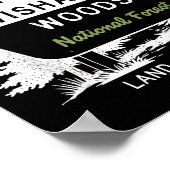 Now Entering Iwishabish Woods National Forest  ポスター (角)