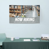 NOW HIRING Weekend Shifts Available Banner Custom 横断幕 (トレードショー)