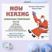 Now Hiriting 救済 Business Christmas Holidaysカスタム チラシ (シングル)