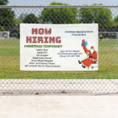 Now Hiriting 救済 Business Christmas Holidaysカスタム 横断幕 (インサイチュ)