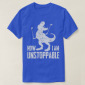 Now I Am Unstoppable Funny TRex Grabber Hand  Tシャツ (デザイン正面)