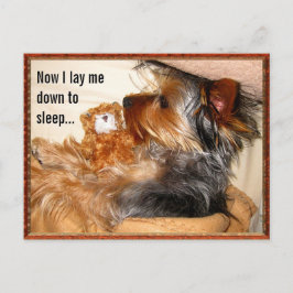 Now I lay me down to sleep Customizable Postcard ポストカード