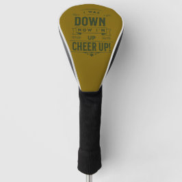 NOW I'M UP CHEER UP GOLF HEAD COVER  ゴルフヘッドカバー