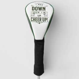  NOW I'M UP CHEER UP GOLF HEAD COVERING  ゴルフヘッドカバー