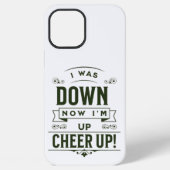 NOW I'M UP CHEER UP IPHONE 12 PRO MAX CASE iPhoneケース (裏面)